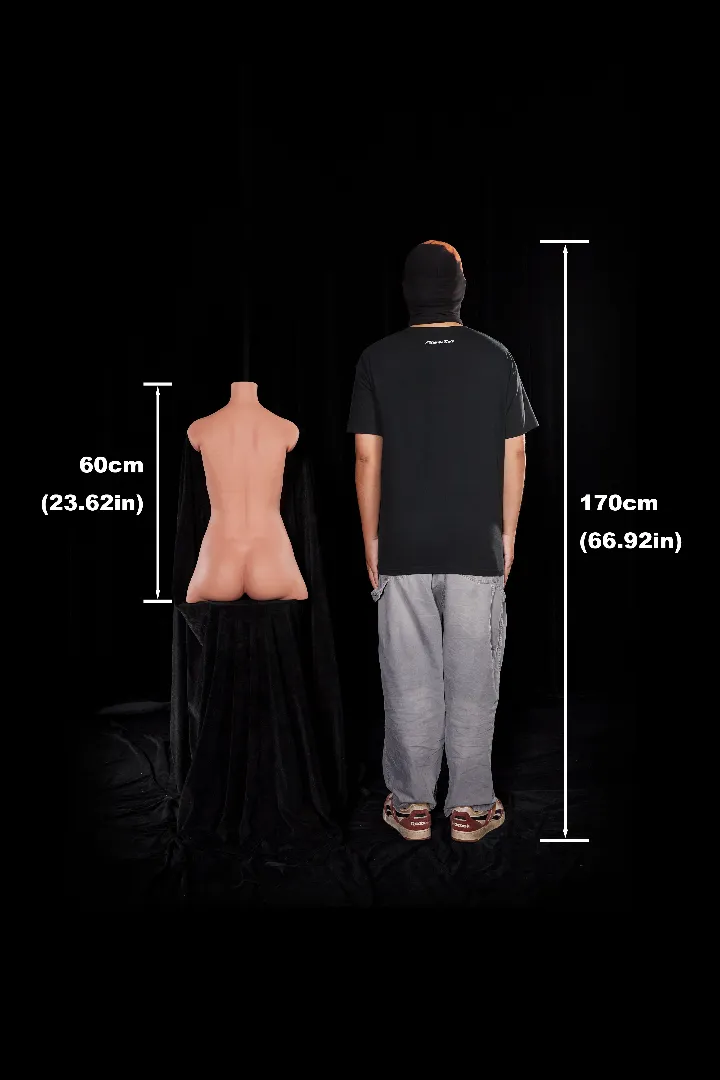 Torso Patung Seks Silikon Climax 60cm